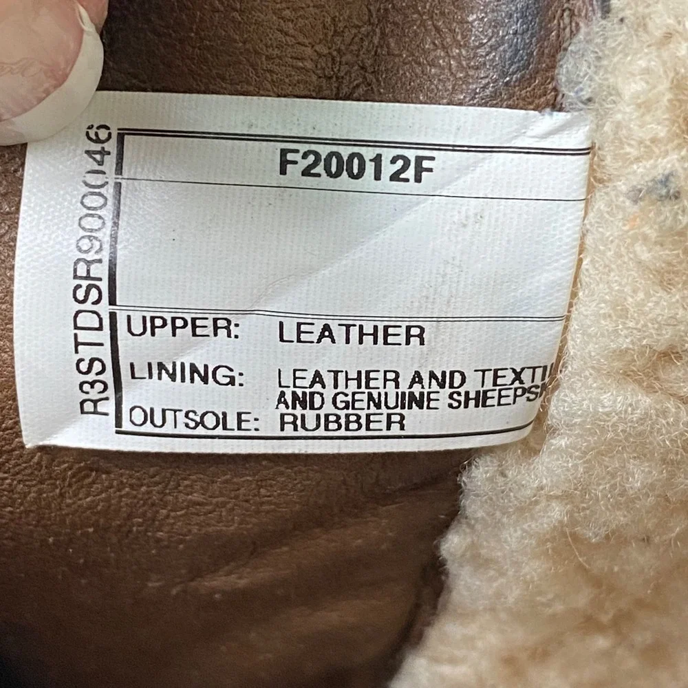 UGG Cydnee Tall Riding Boots Tan Sude Brown Leather Size‎ 9
